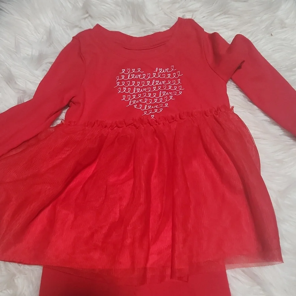 4T Cat & Jack Valentines Day outfit